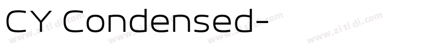 CY Condensed字体转换